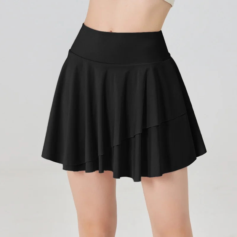Women's Ruched Tennis Skort