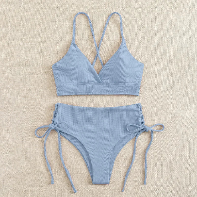 V-Neck Triangle Bikini