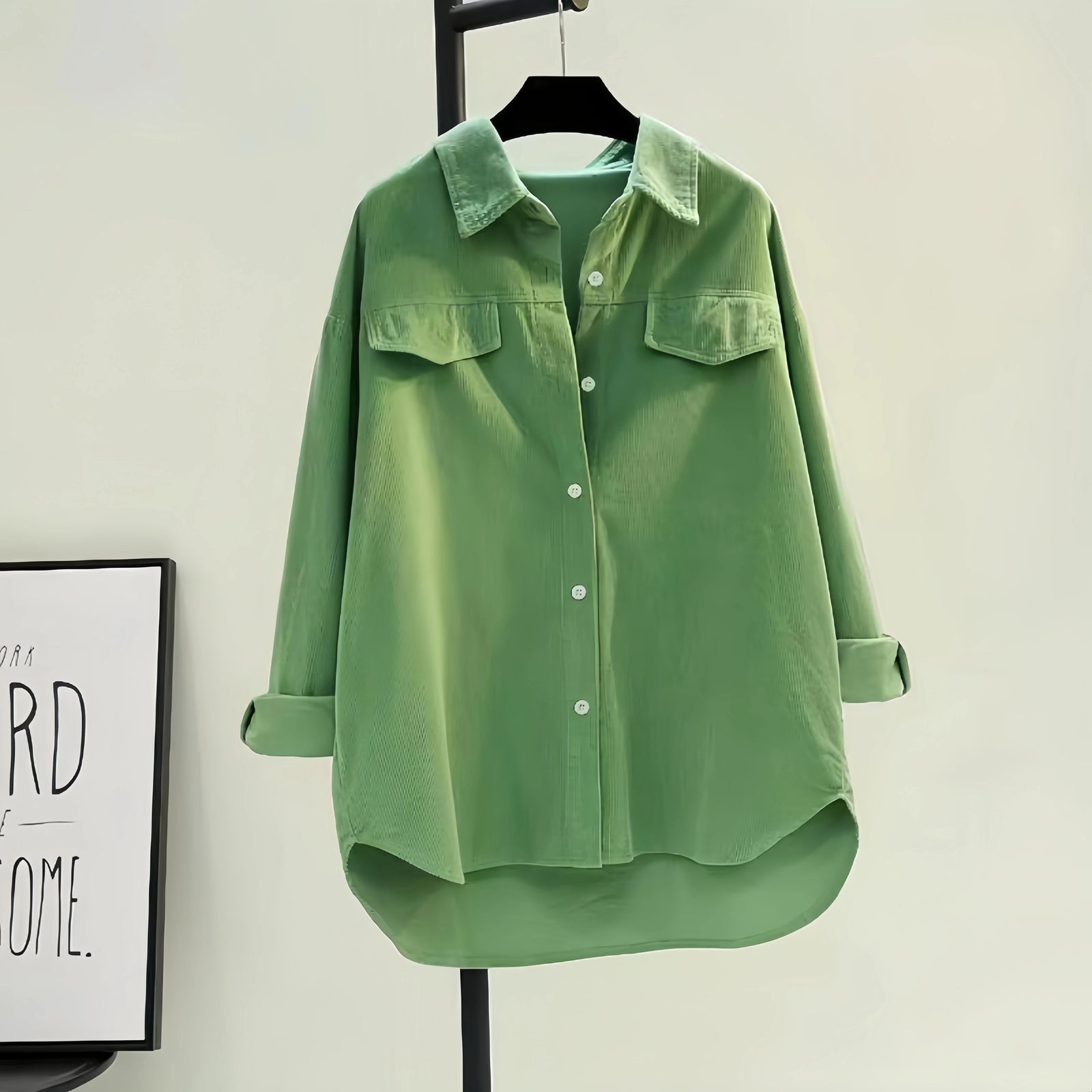 Women's Long Sleeve Button Front Shirt