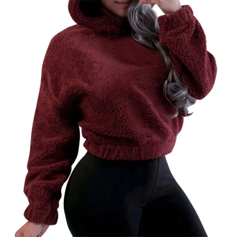Bear Ear Long Sleeve Pullover Casual Hoodie for Layering