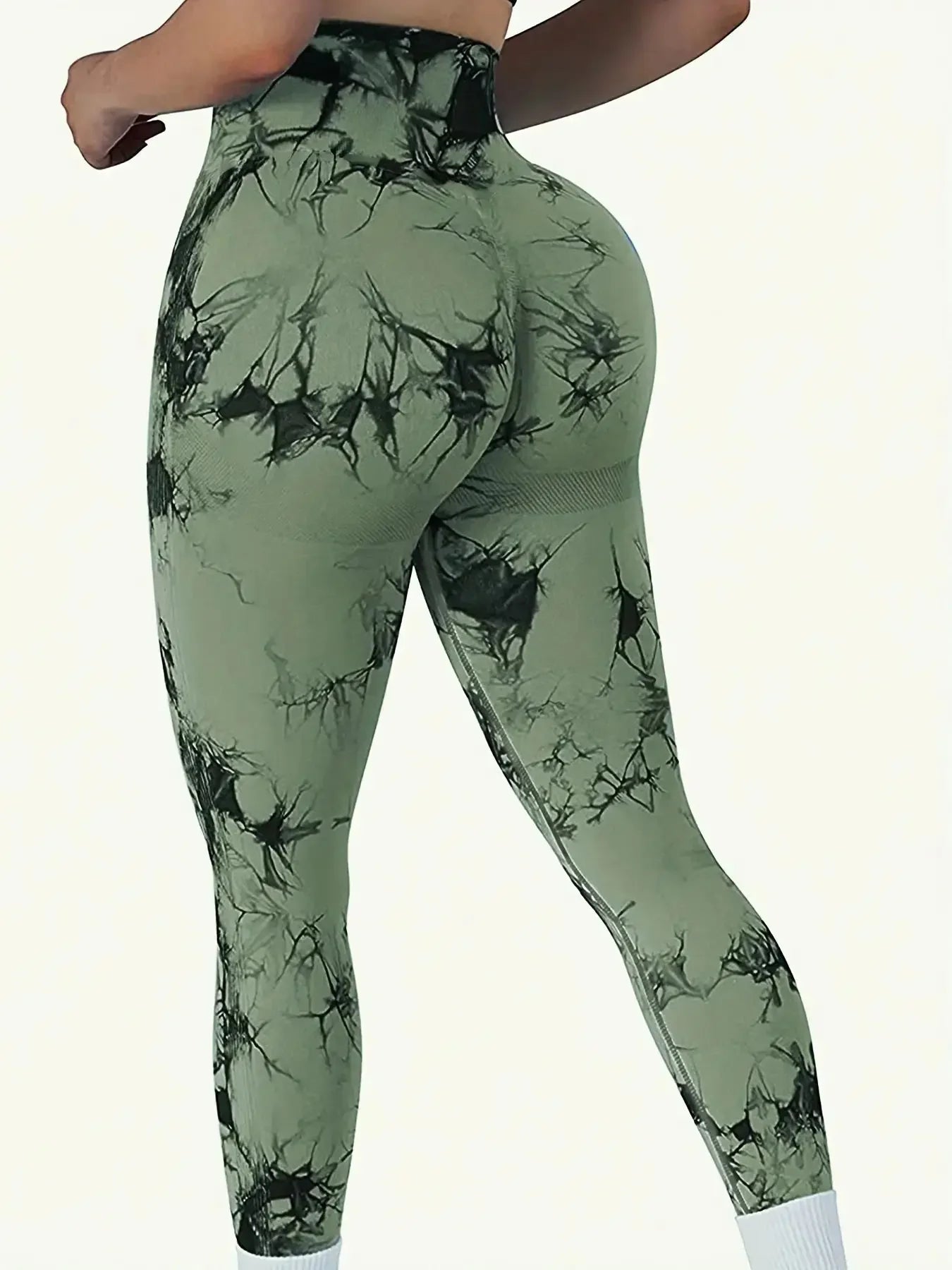 Women's Tie Dye Full Length Leggings For Workout Outfits