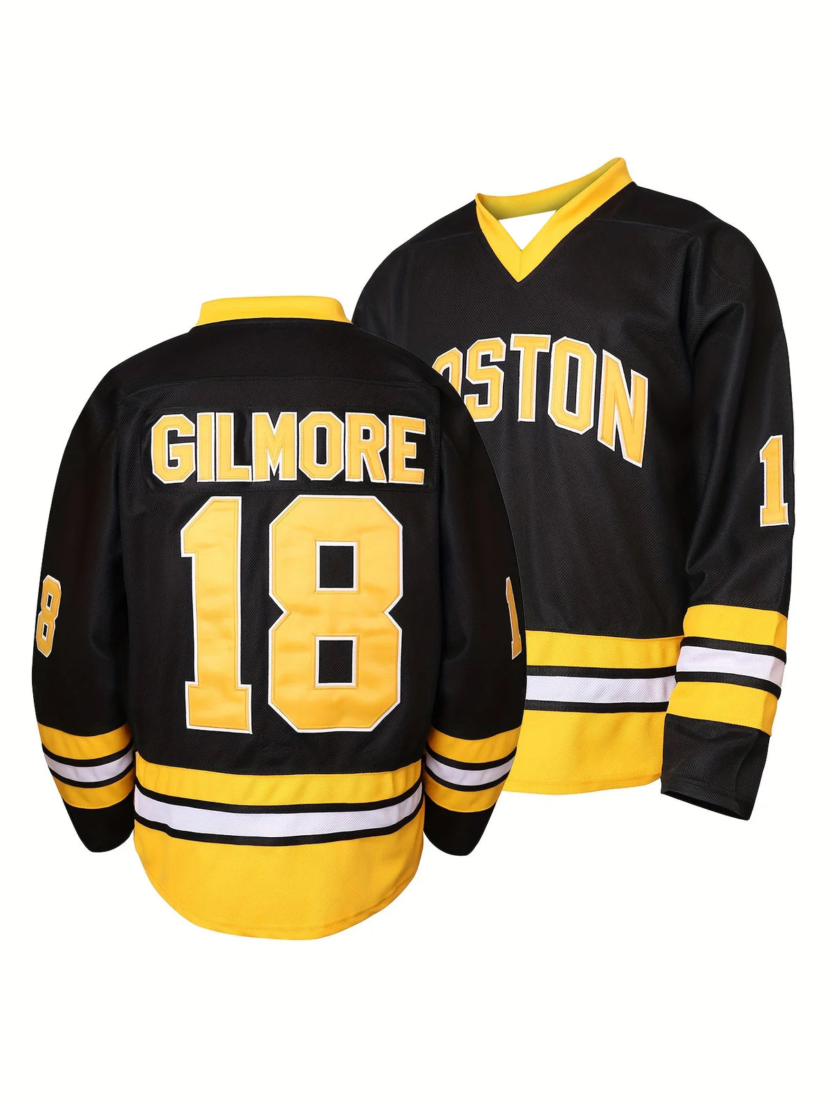 Gilmore Number Eighteen Long Sleeve Jersey For Sports Outfits
