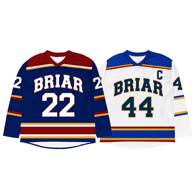 Briar University Number Graphic Long Sleeve Jersey For Sports Outfits