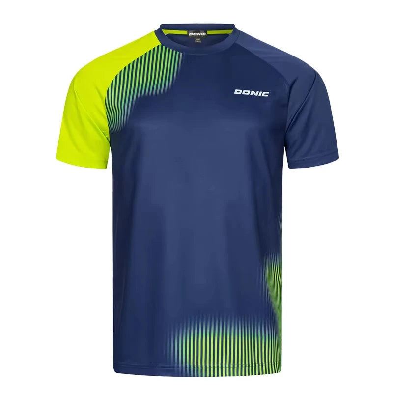 Printed Table Tennis Short Sleeve T-shirt For Sports Outfits