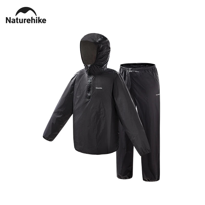 Outdoor Hooded Jacket and Trouser Clothing Set with Style Options