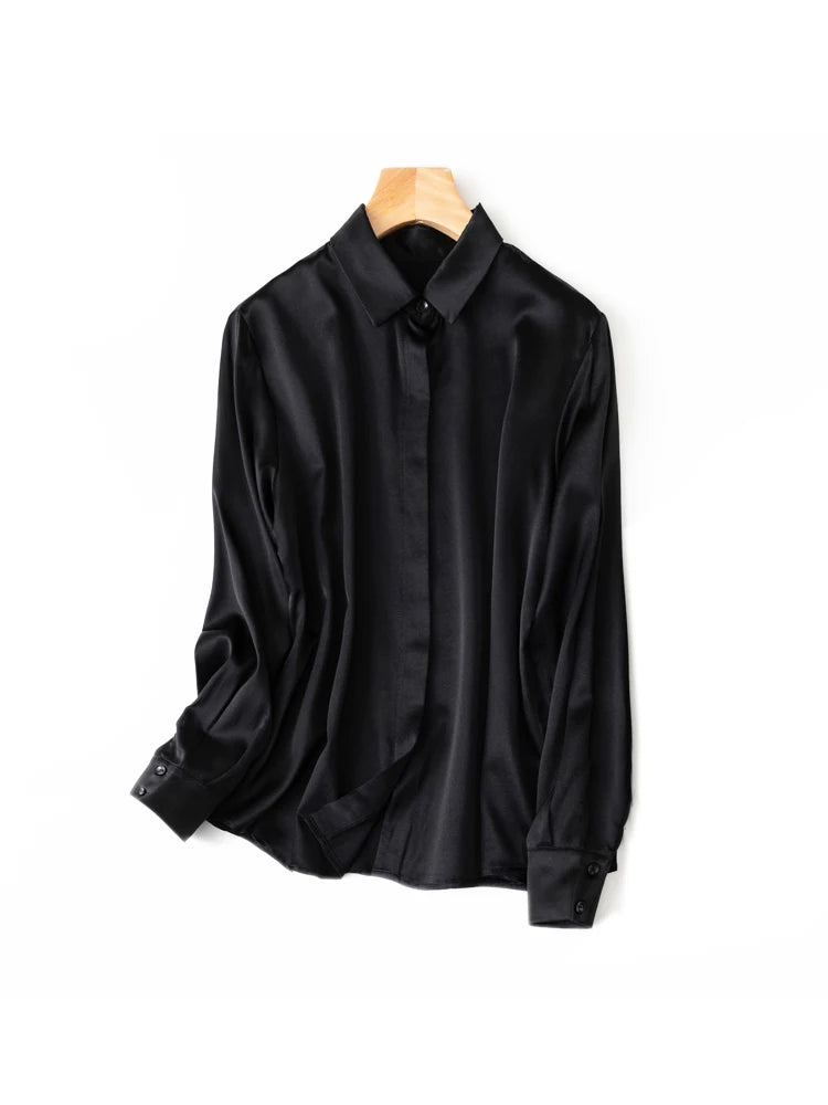 Women's Collared Long Sleeve Shirt