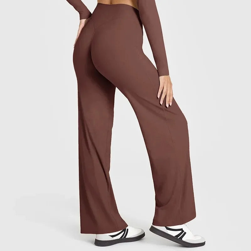 Women's Loose Wide Leg Yoga Pants For Workout Outfits