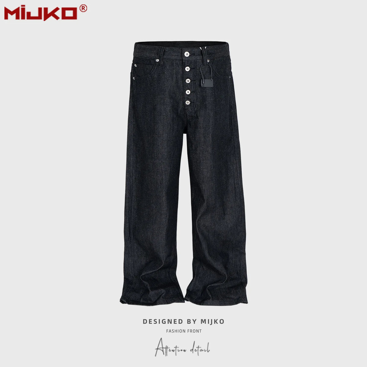 Men's Straight Leg Denim Jeans for Casual Everyday Wear