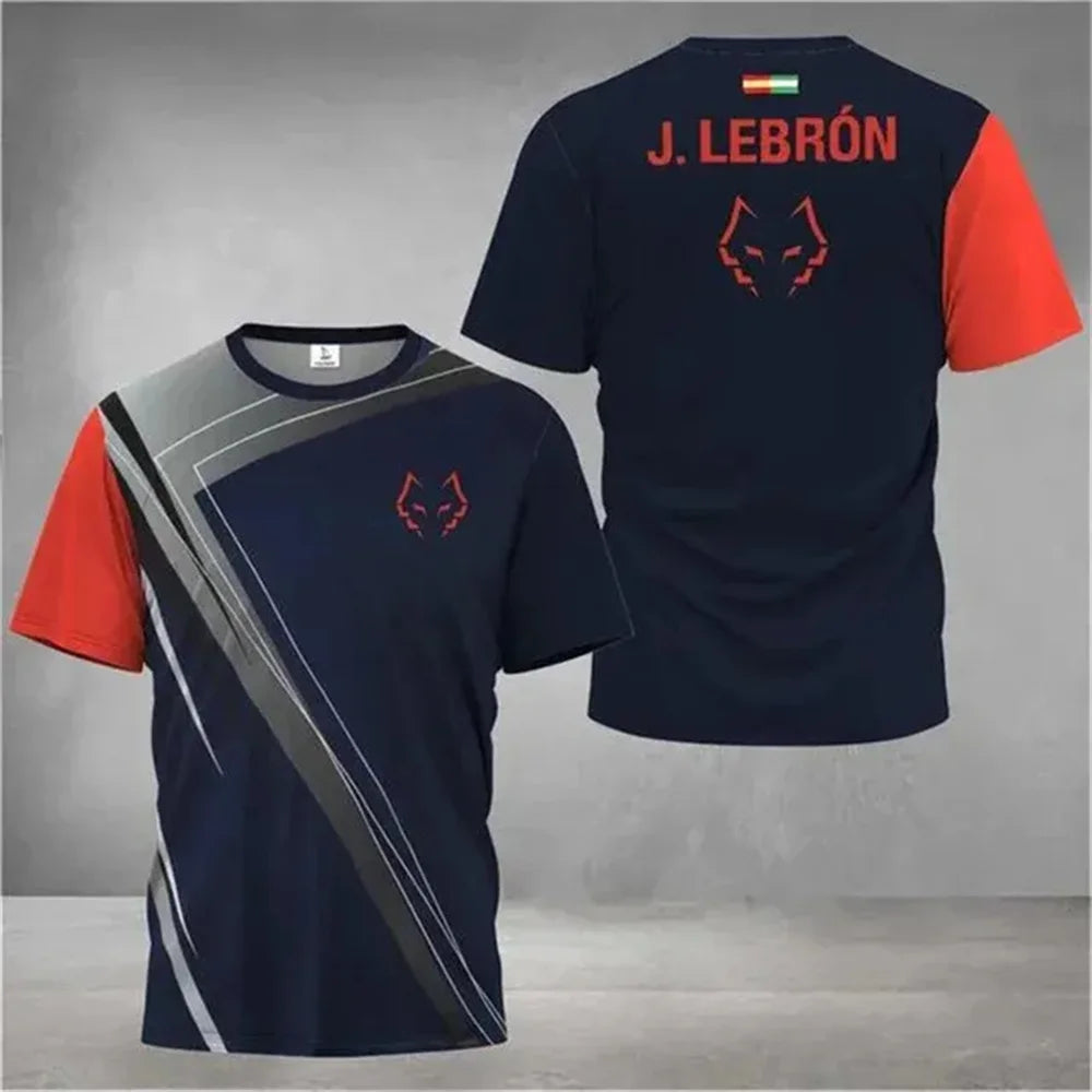 Gradient Court Sports Short Sleeve Jersey For Sports Outfits