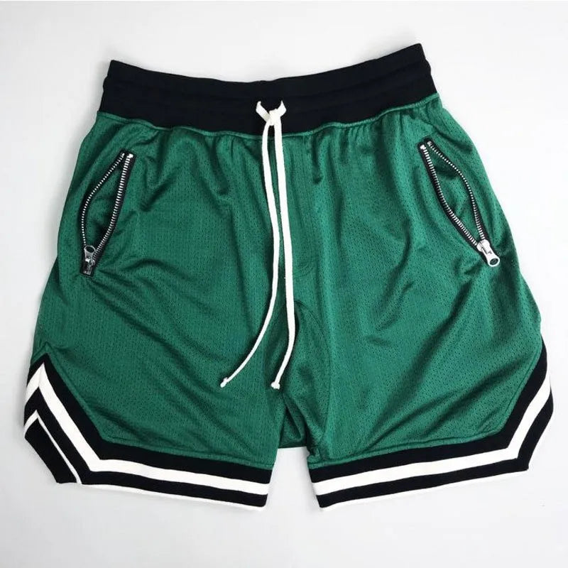 Men's Contrast Trim Drawstring Shorts