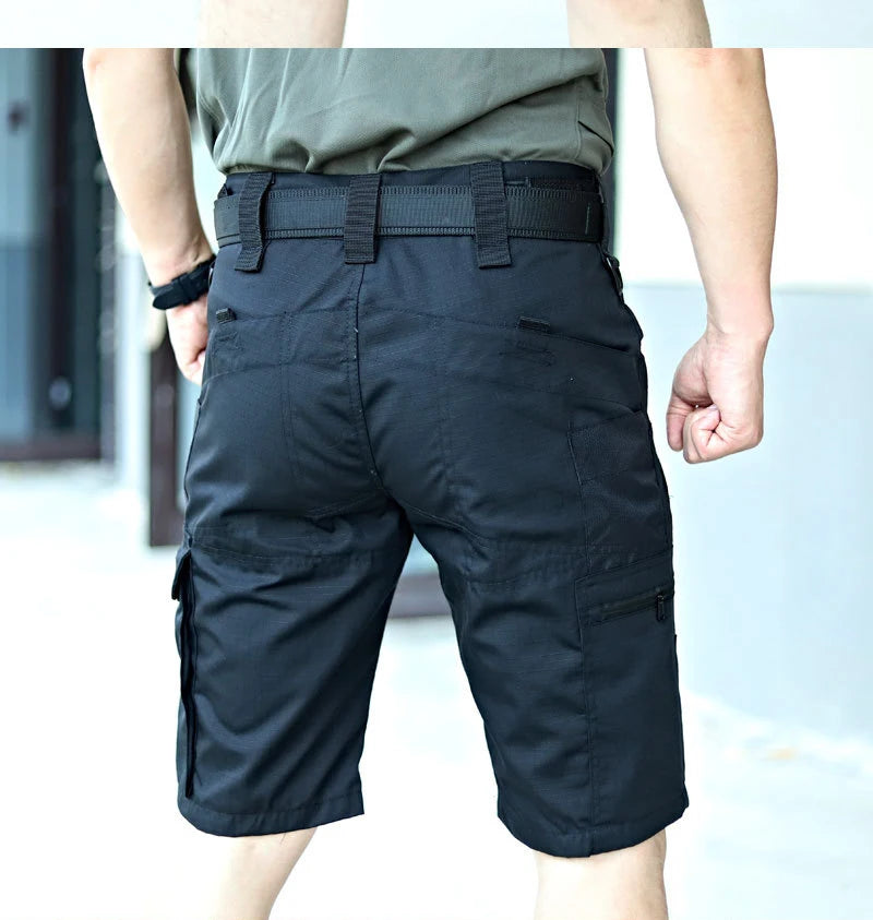 Men's Multi-Pocket Tactical Cargo Shorts