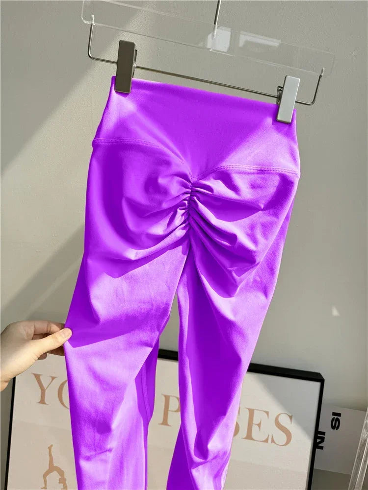 Women's Scrunch Full Length Leggings For Workout Outfits