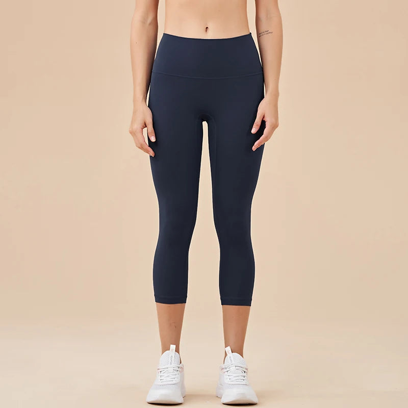 Women's High Waist Capri Leggings For Workout Outfits