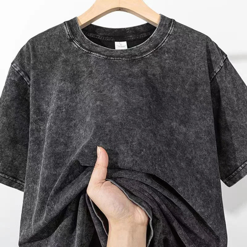 Men’s Washed Oversized Short-Sleeve T-Shirt