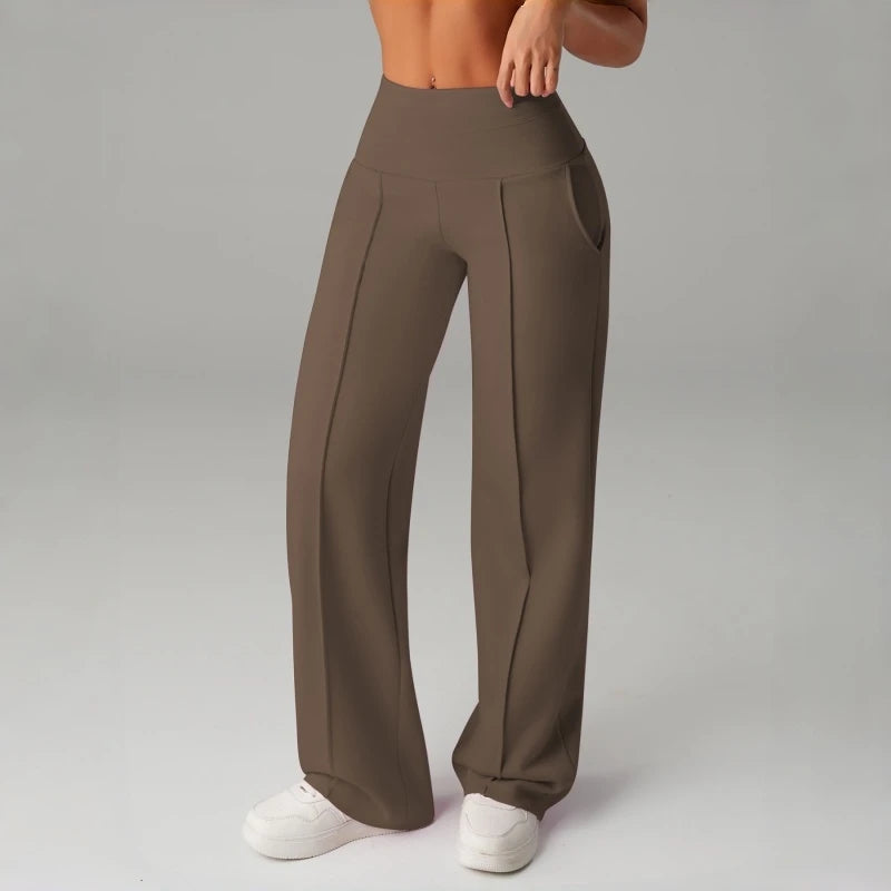 Women's Loose Wide Leg Yoga Pants For Workout Outfits
