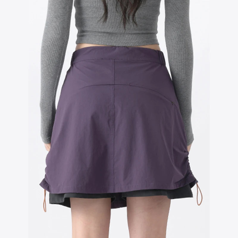 Women's Lightweight Stretch Skort with Cargo Styling