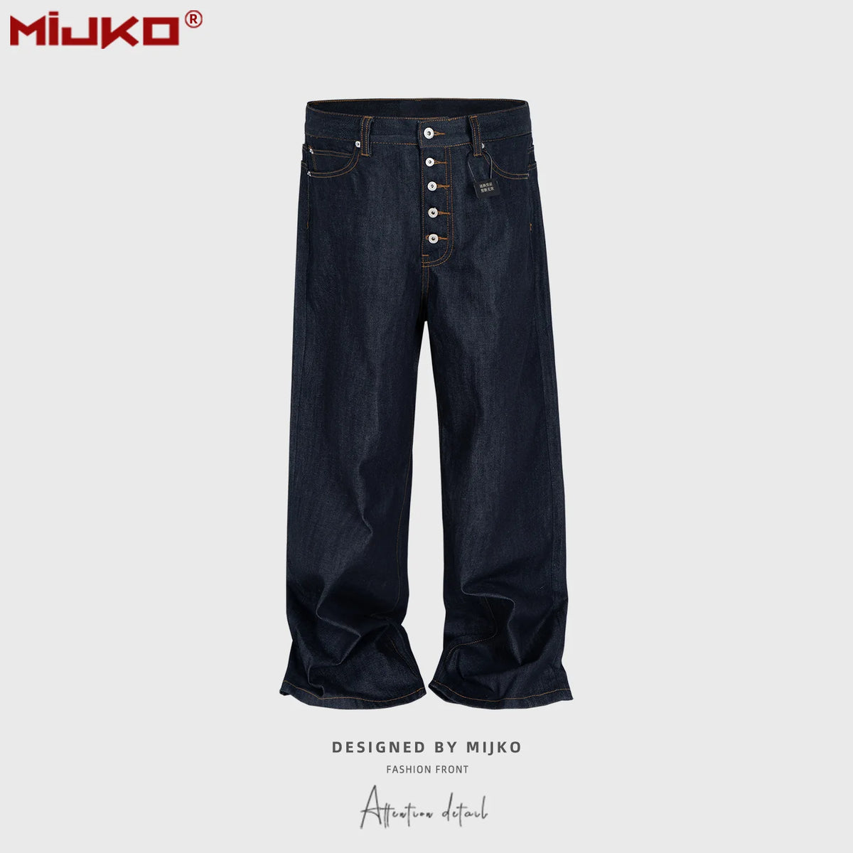 Men's Straight Leg Denim Jeans for Casual Everyday Wear