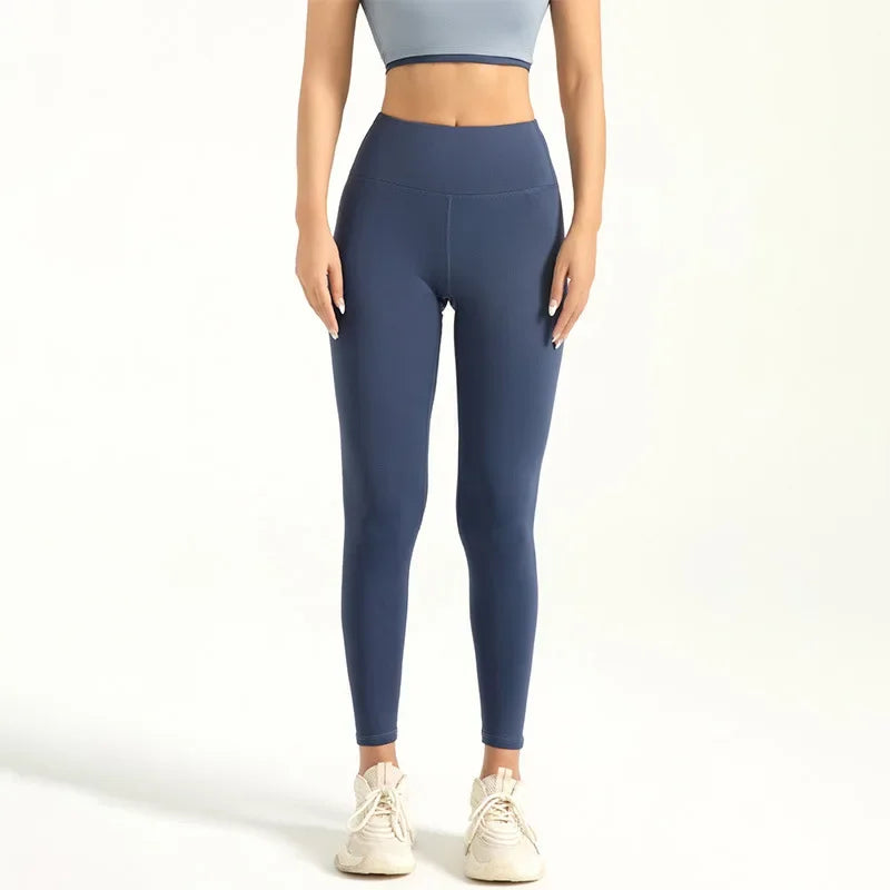 Women's High-Waist Stretch Ankle-Length Workout Leggings
