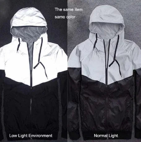 Long Sleeve Casual Streetwear Jacket with Front Closure and Pockets