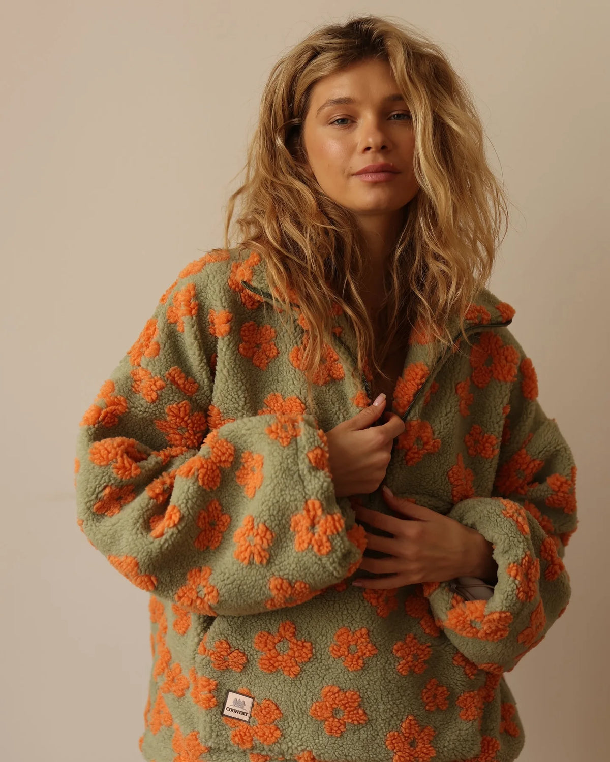 Floral Long Sleeve Pullover Casual Sweatshirt for Layering