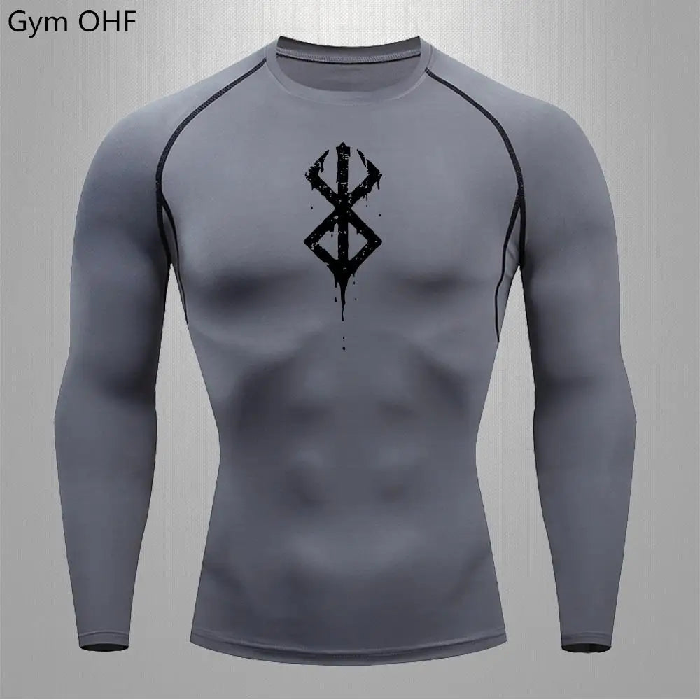 Fitted Crew Neck Short Sleeve Compression T Shirt