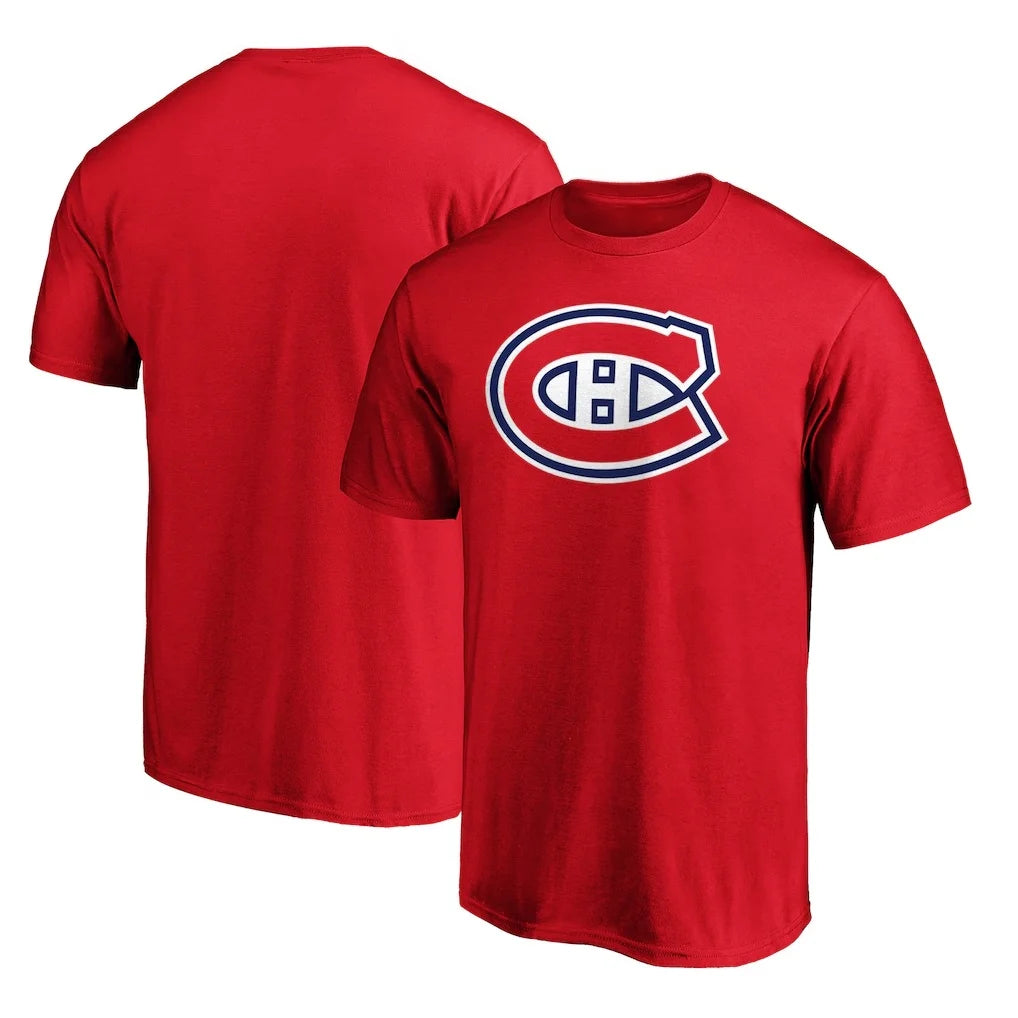 Montreal Player Number Graphic Short Sleeve T-shirt For Sports Outfits