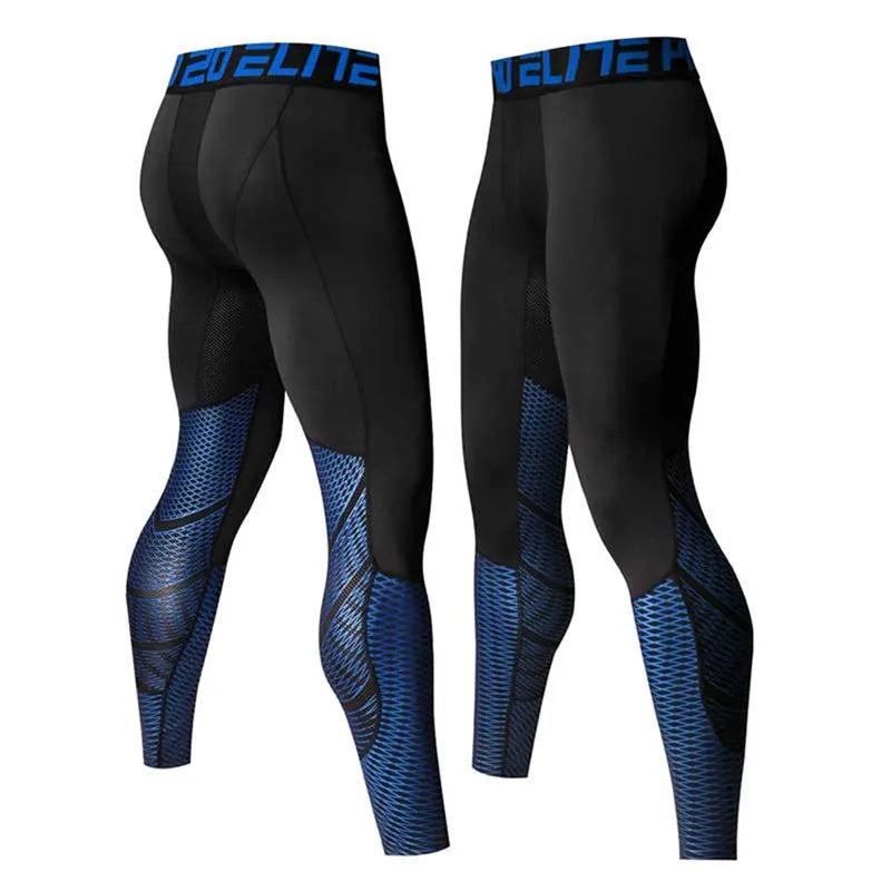 Men's Fitted Training Leggings for Gym and Running