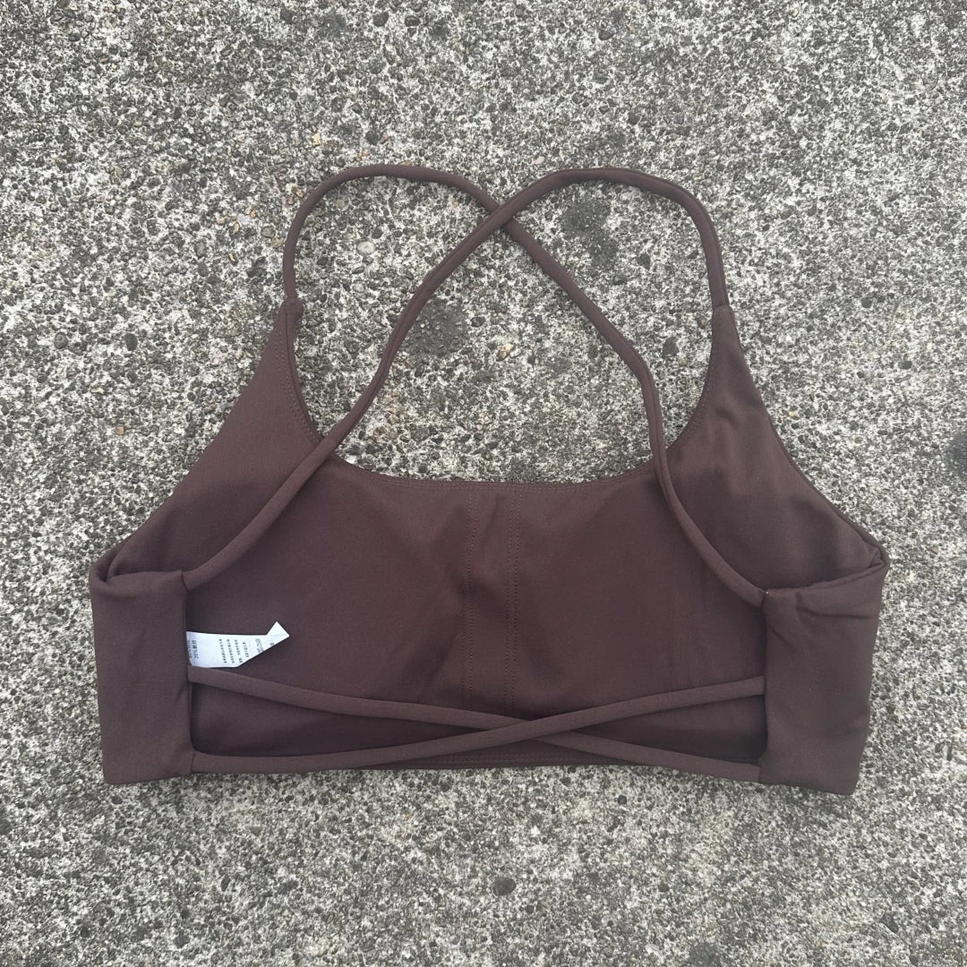 Women's Multi Strap Cross Back Sports Bra