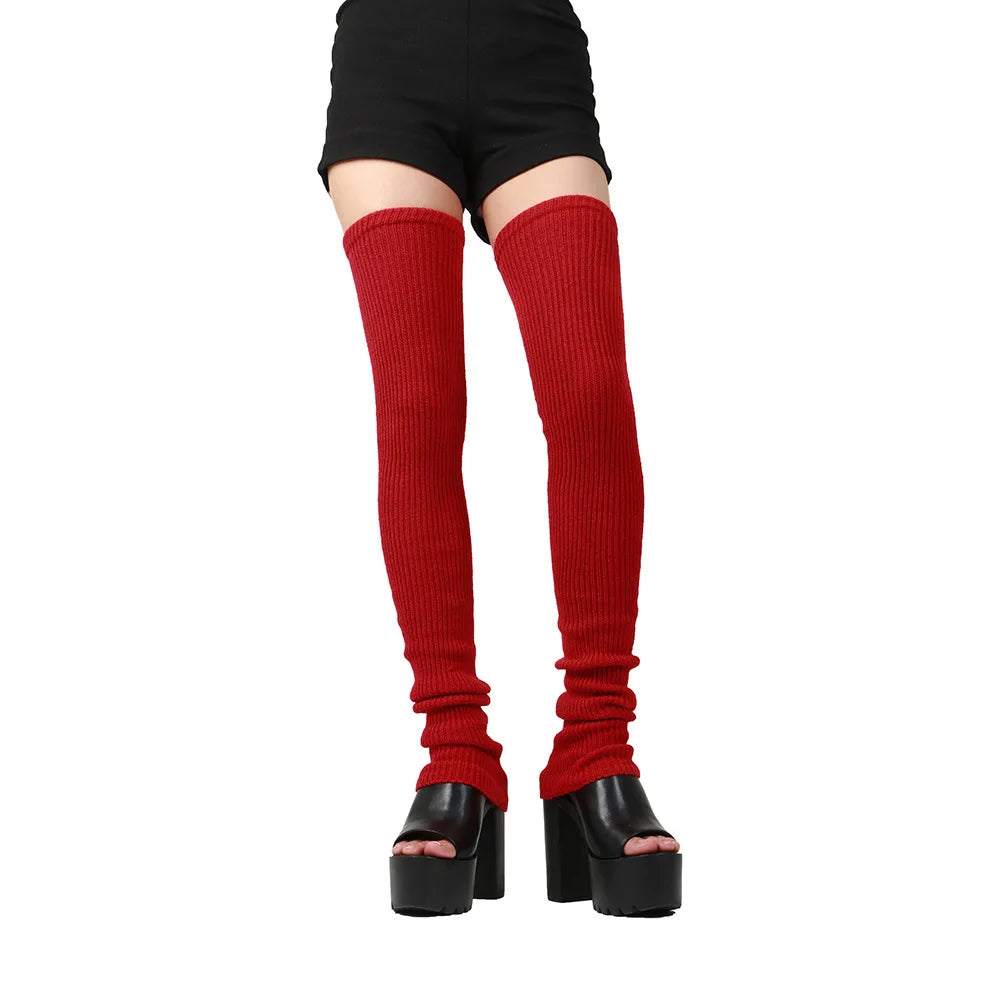 Solid Long Leg Warmers with Original Length Options
