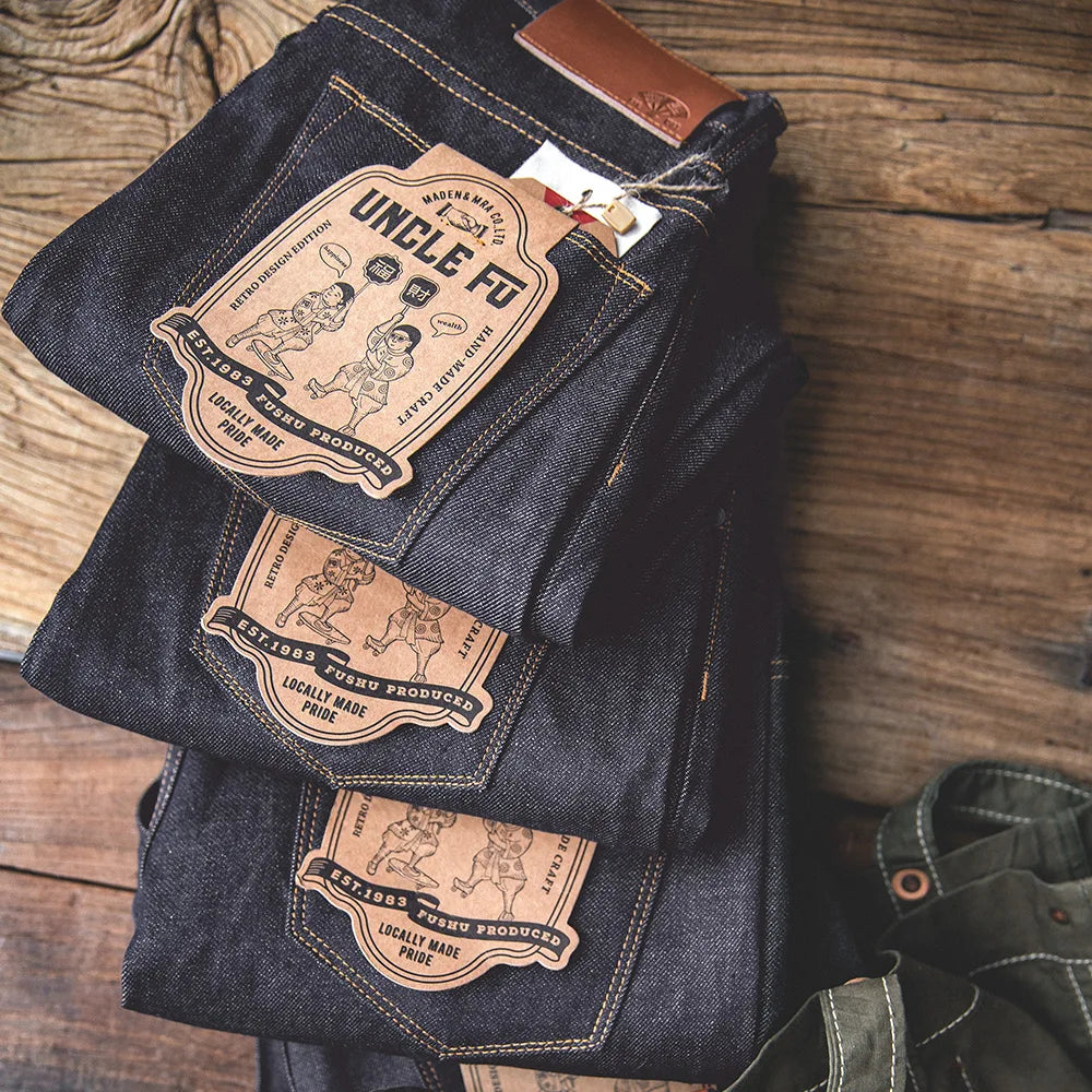 Men's Straight Leg Denim Jeans for Casual Everyday Wear