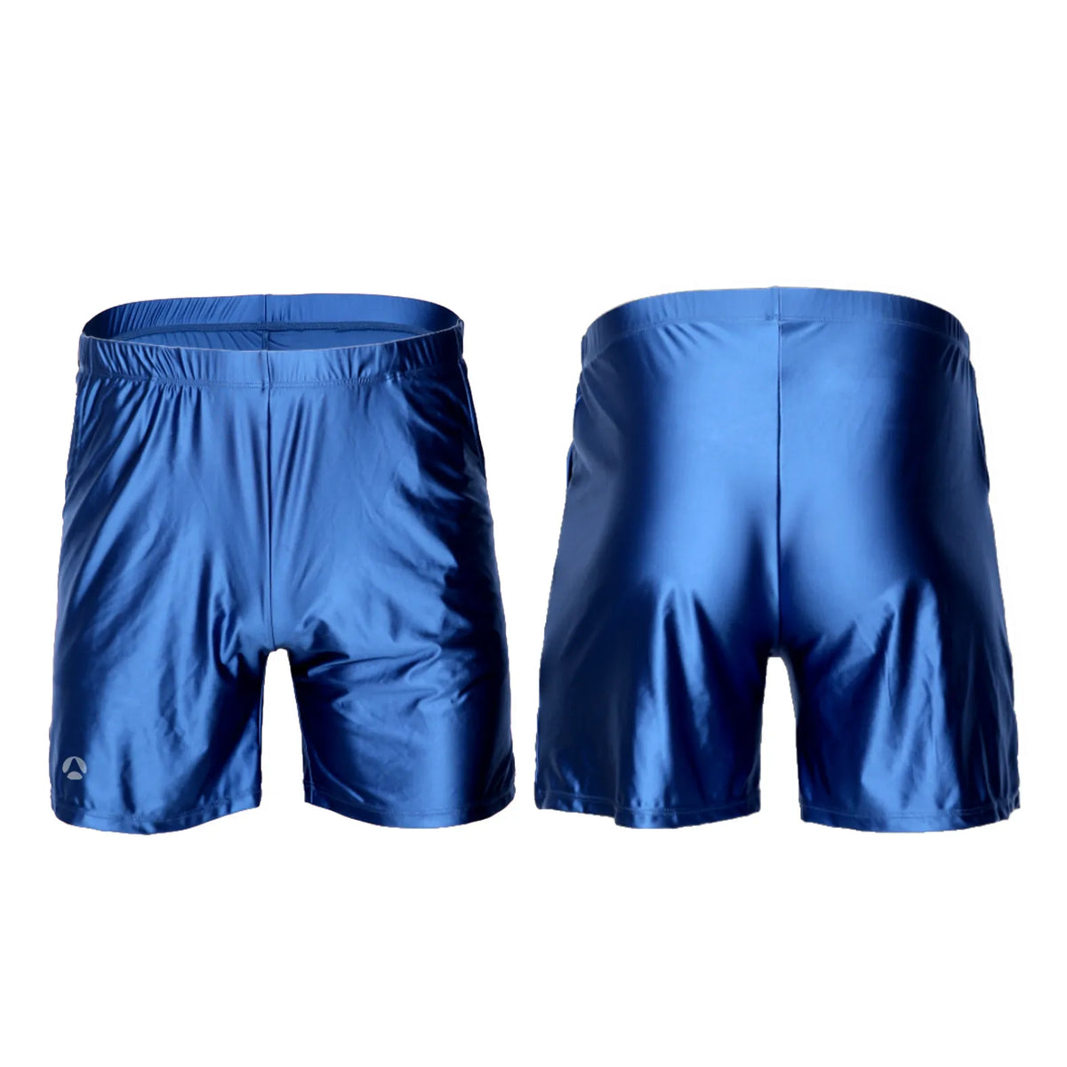 Men's Glossy Short Sleeve T-Shirt with Separate Bottom Options