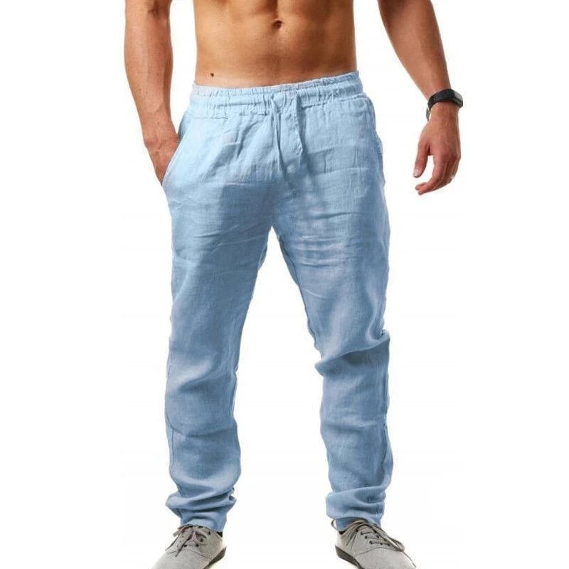 Men's Drawstring Waist Casual Pants For Everyday Wear