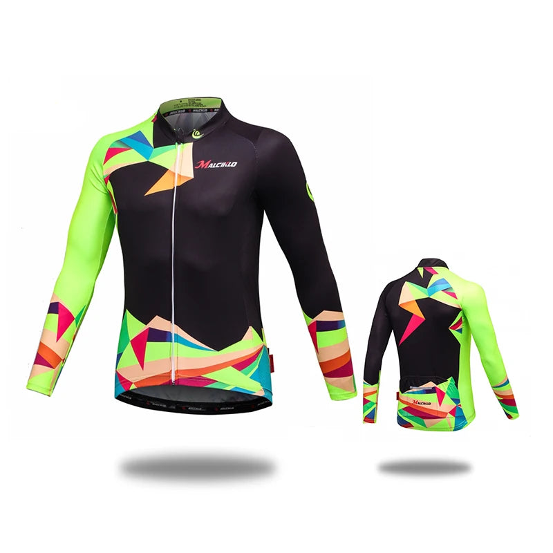 Mens Cycling Jersey Long Sleeve High Elastic for Spring Autumn Bike Riding and Outdoor Sports