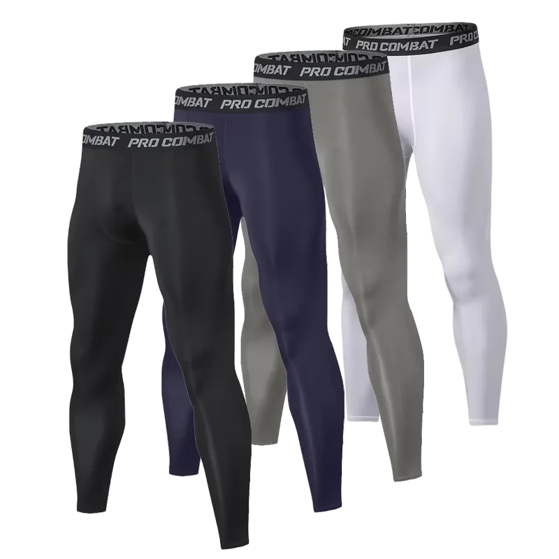 Men's Fitted Training Leggings for Gym and Running