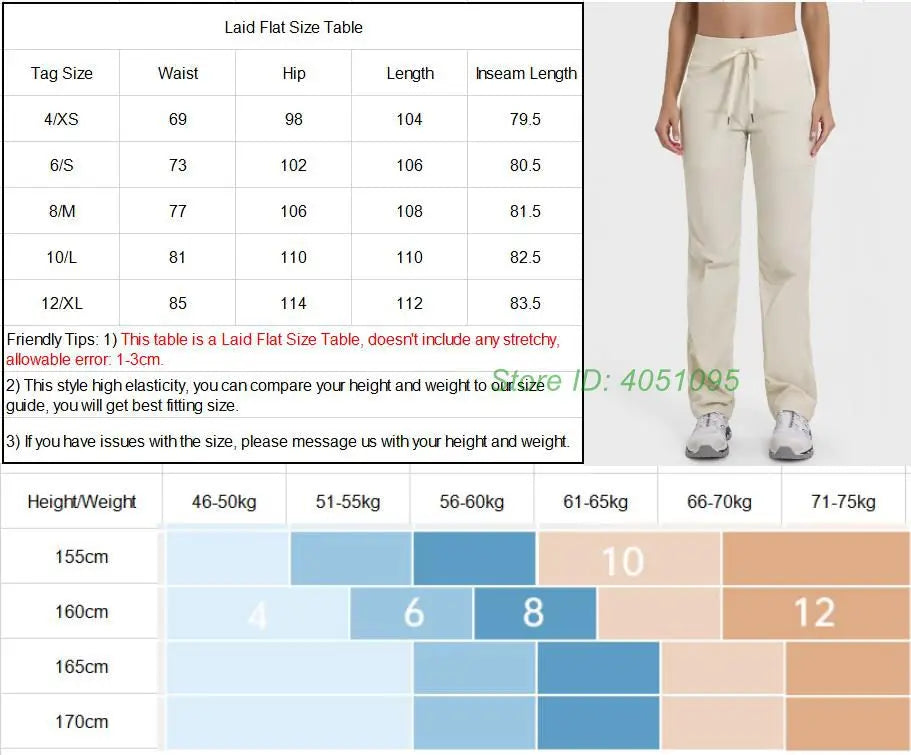 Women's Loose Wide Leg Yoga Pants For Workout Outfits
