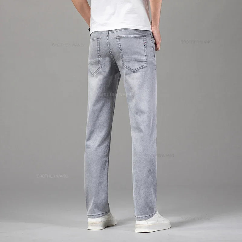 Men's Straight Leg Denim Jeans for Casual Everyday Wear