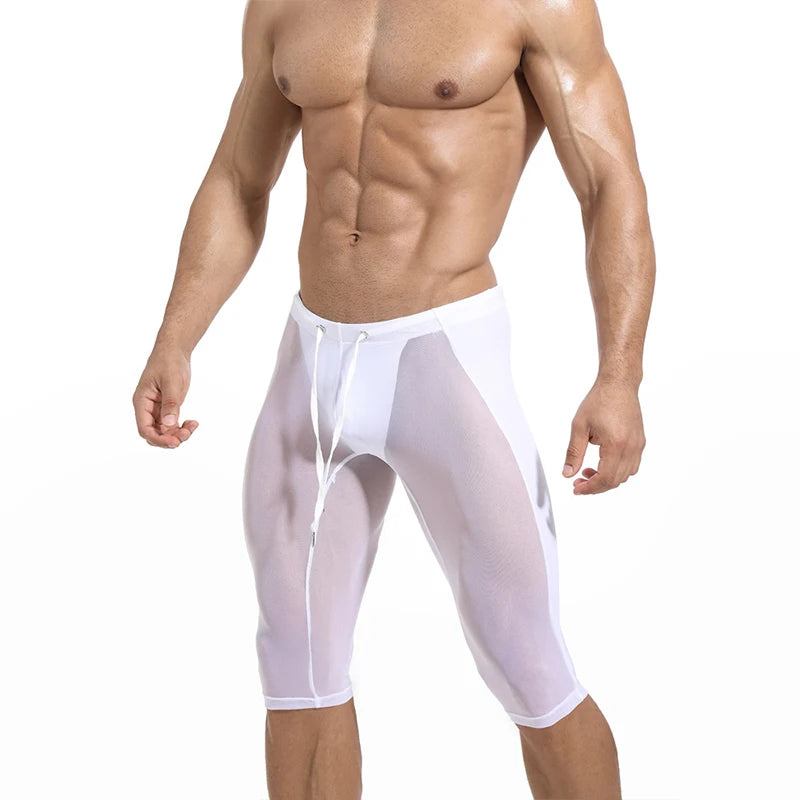 Men's Fitted Training Leggings for Gym and Running