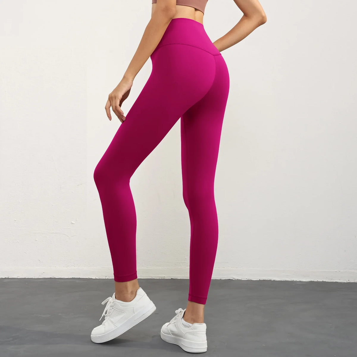 Women's Back Pocket Full Length Leggings For Workout Outfits