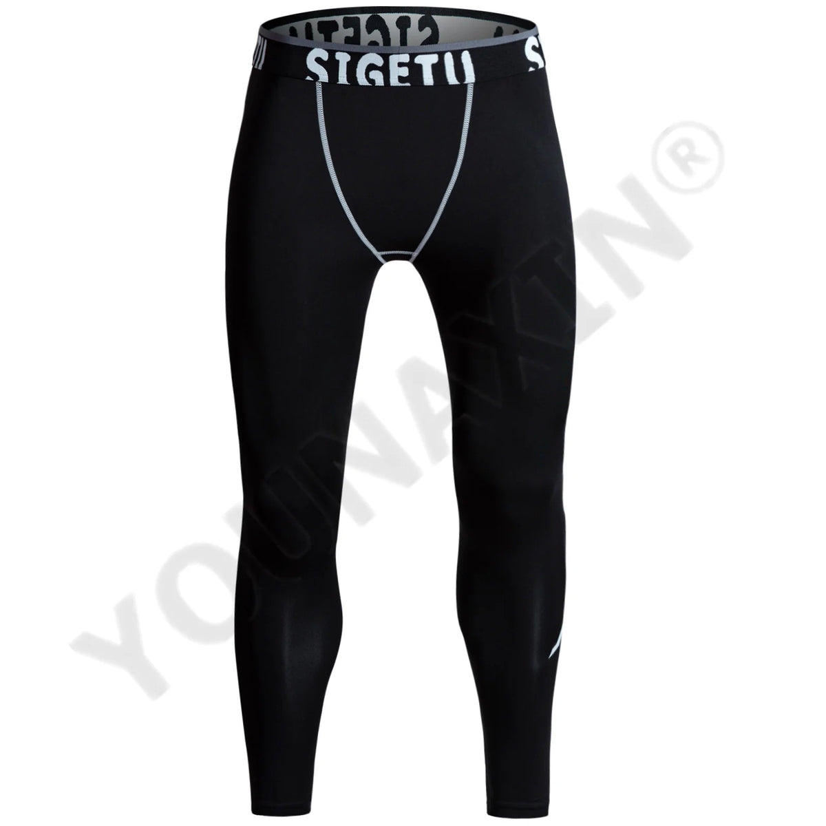 Men's Fitted Training Leggings for Gym and Running