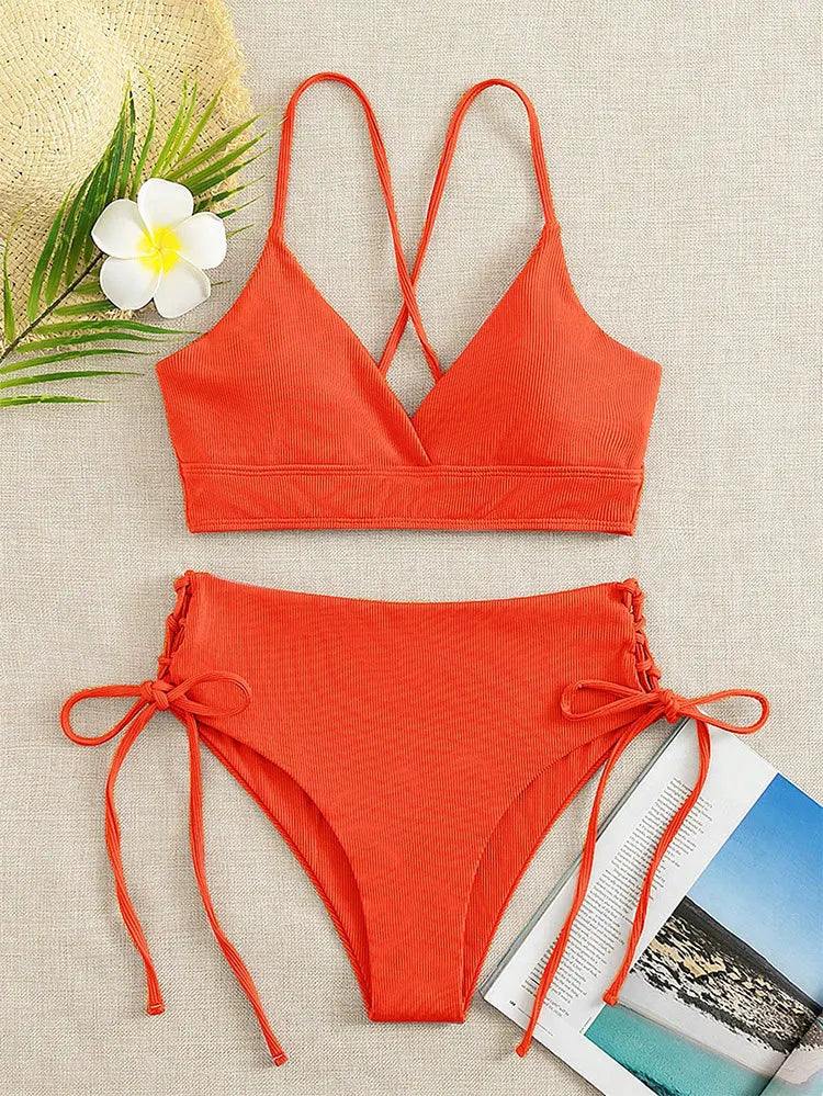 V-Neck Triangle Bikini
