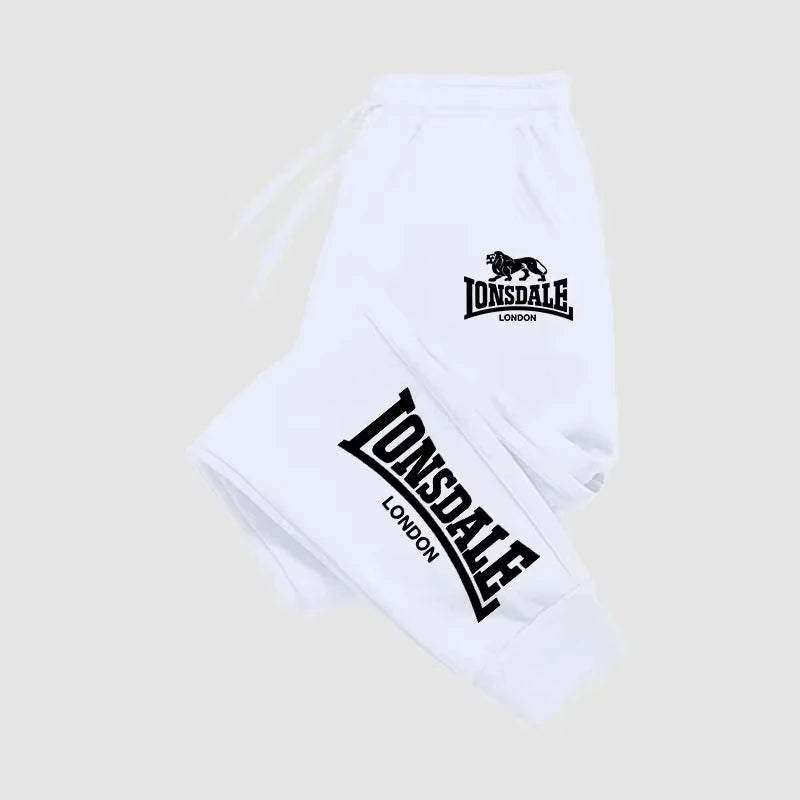 Men's Graphic Print Elastic Waist Casual Pants For Everyday Wear