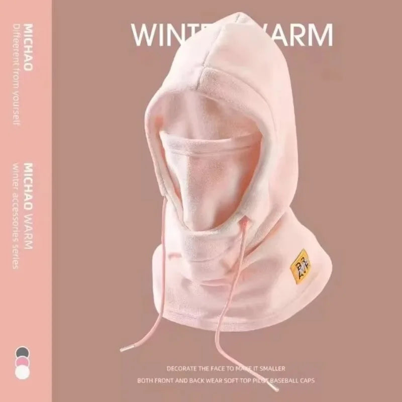 Drawstring Balaclava Hood with Head and Neck Coverage