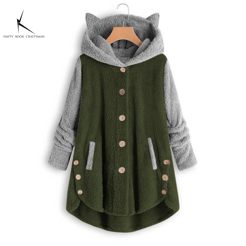 Long Sleeve Casual Hooded Sweatshirt with Relaxed Streetwear Styling