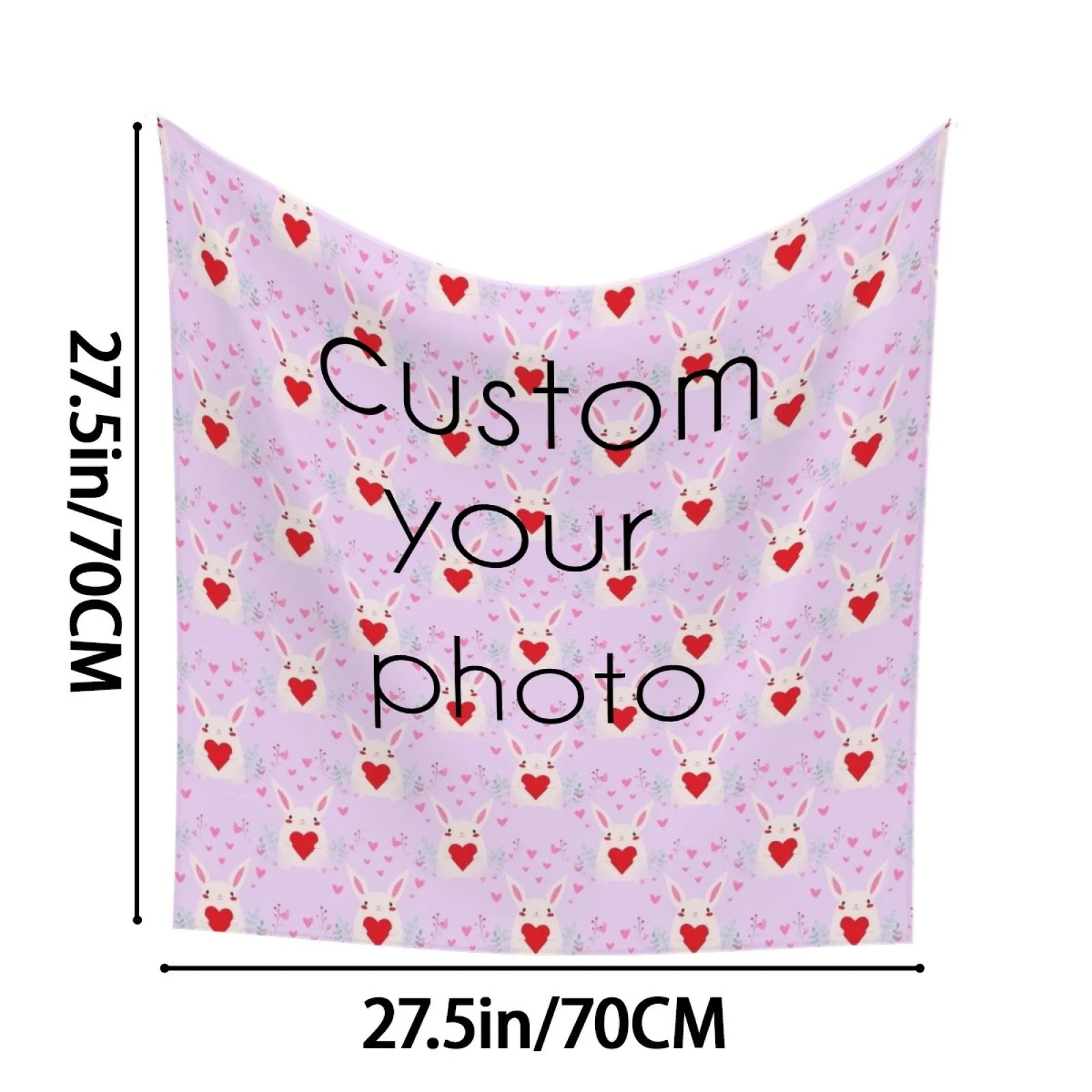 Personalized Luxury Silk Scarf for Women  Stylish Customizable Accessory