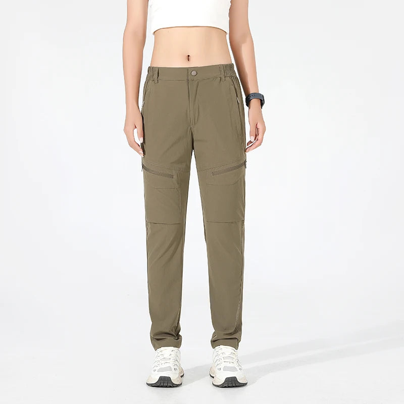 Pants 4-Way Stretch Waterproof Cargo Pants Mountain Trousers