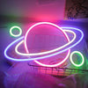 Large Size Good Vibes Neon Signs for Room Decor Game Shaped LED Neon Lights Hanging Neon Lamp Atmosphere Night Lights Wall Signs