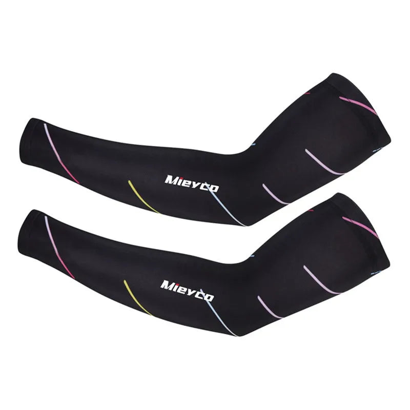 Icy Silk Sun Protection Arm Sleeves Cooling Breathable Outdoor Cycling Fishing Sports Sleeves