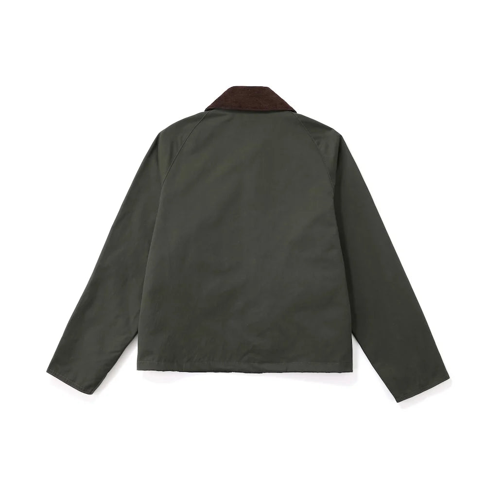Outdoor hunting tactical plus size men's windbreaker baseball check work cropped corduroy waterproof fishing plaid jacket