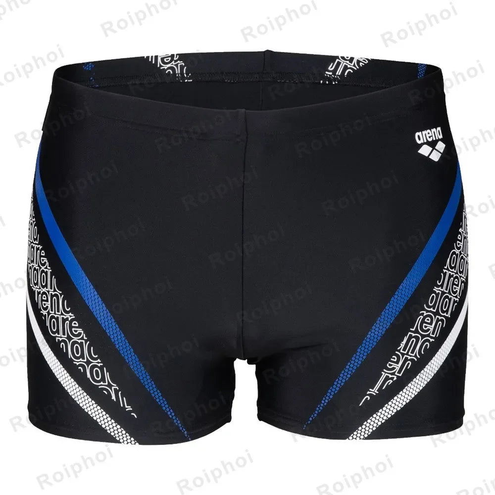 Men's Printed Swim Shorts for Pool Swimming and Summer Beach Wear