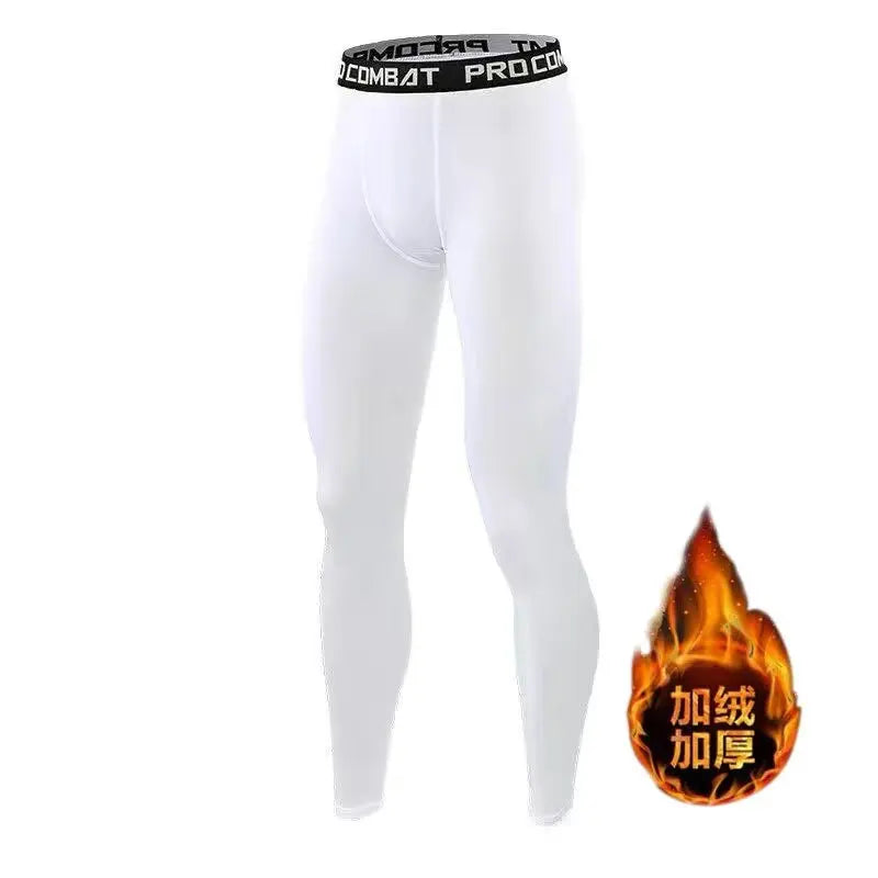 Men's Fitted Training Leggings for Gym and Running